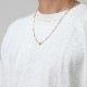 アラベスク シルバー925 K24（24金）ゴールドプレート ネックレスチェーン