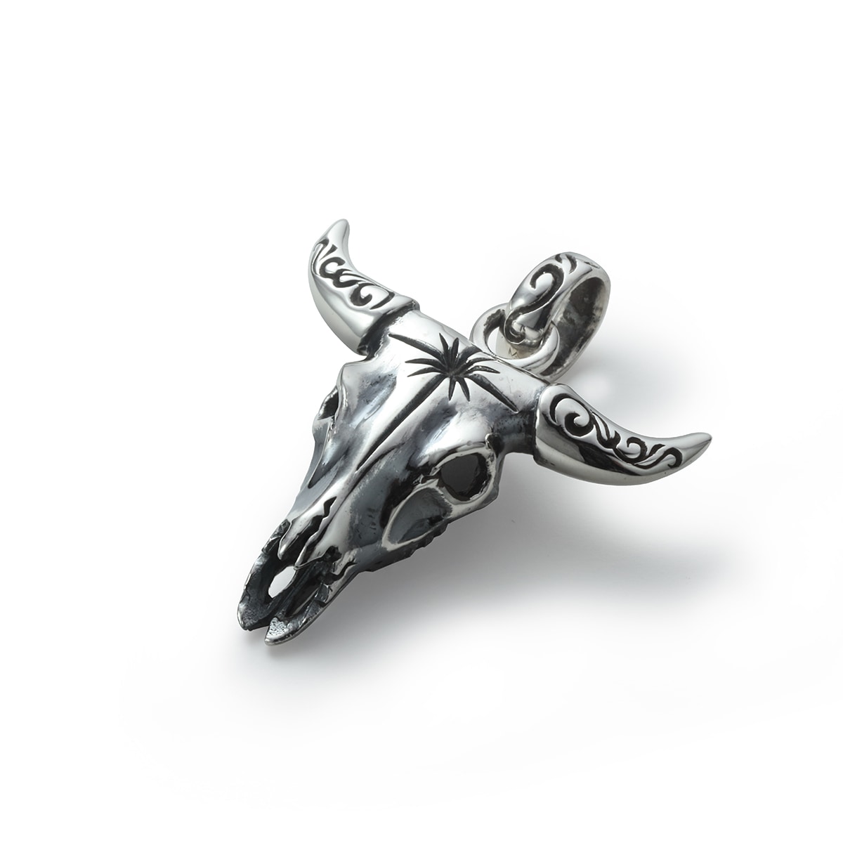 バッファロースカル シルバー925ペンダントトップ｜Silver