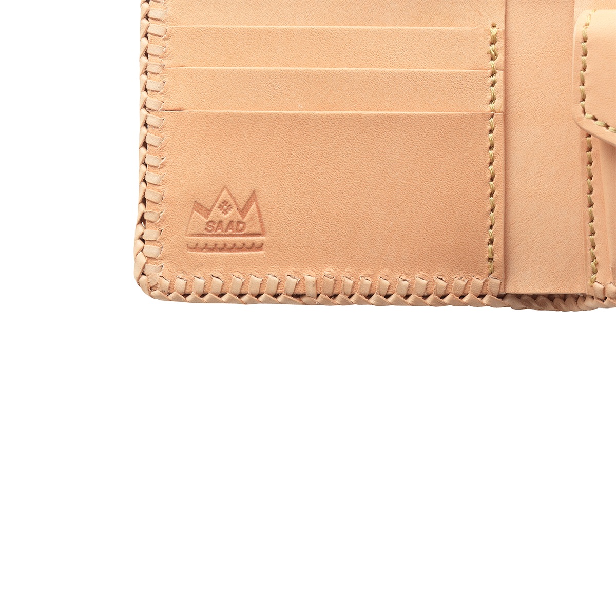 ショートウォレット/革財布 ナチュラル サドルレザー