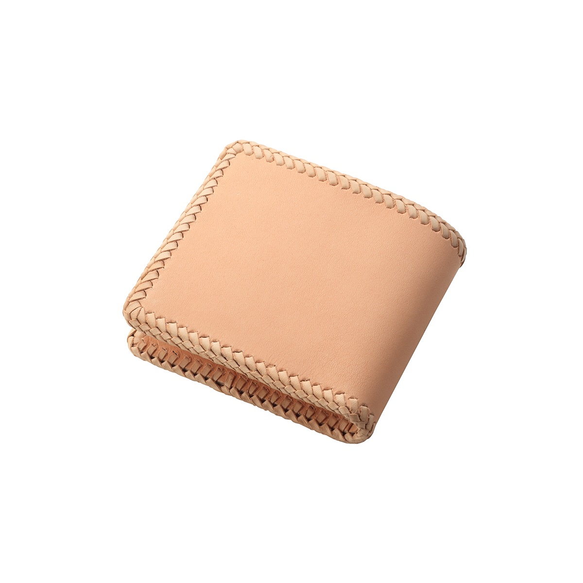 ショートウォレット/革財布 ナチュラル サドルレザー