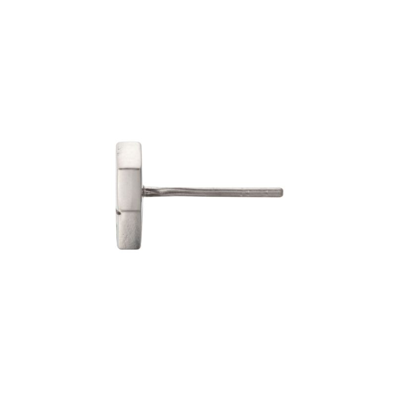 サンシンボル アラベスク オキシダイズドコーティング シルバー925ピアス【片耳】