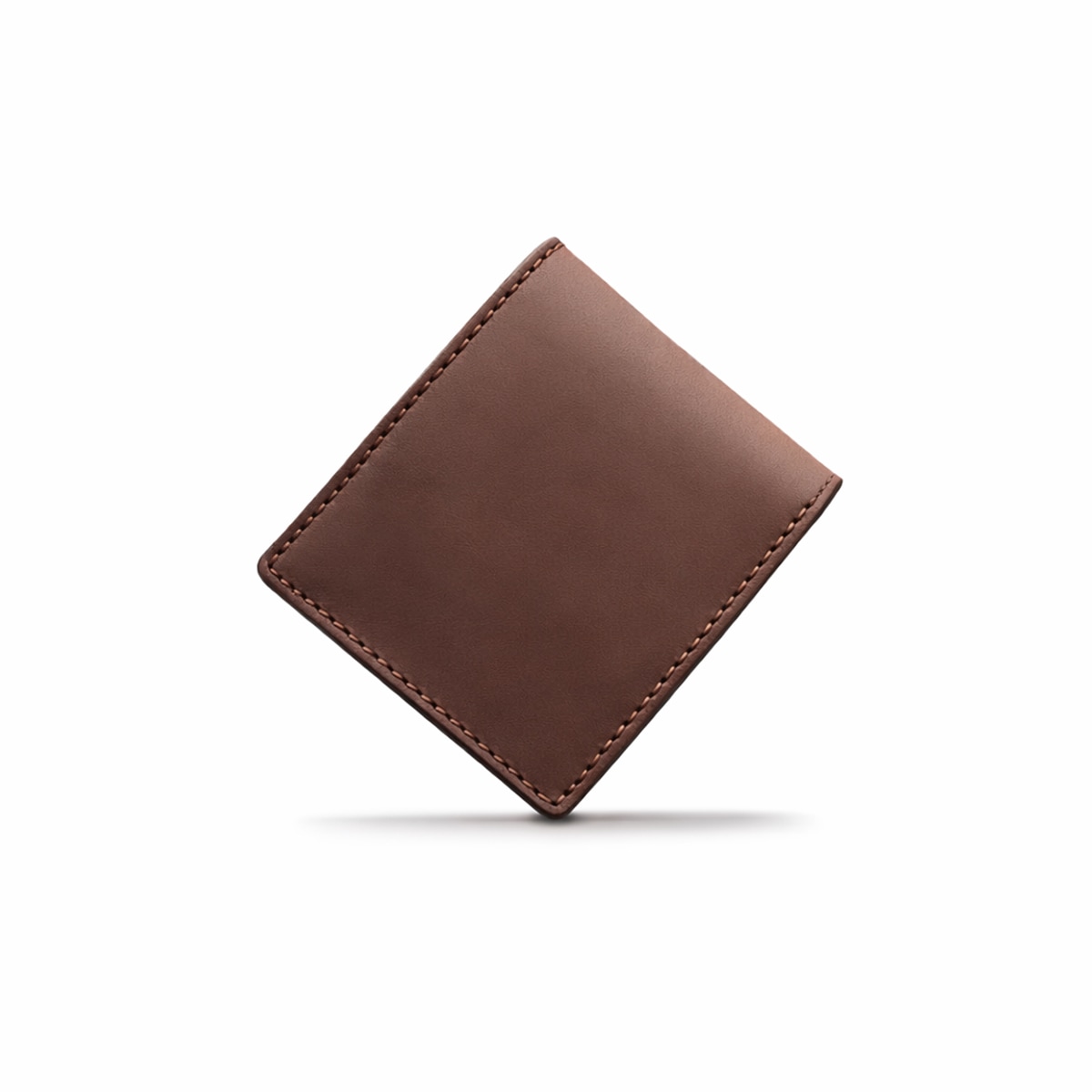 ショートウォレット/革財布 ブラウン サドルレザー