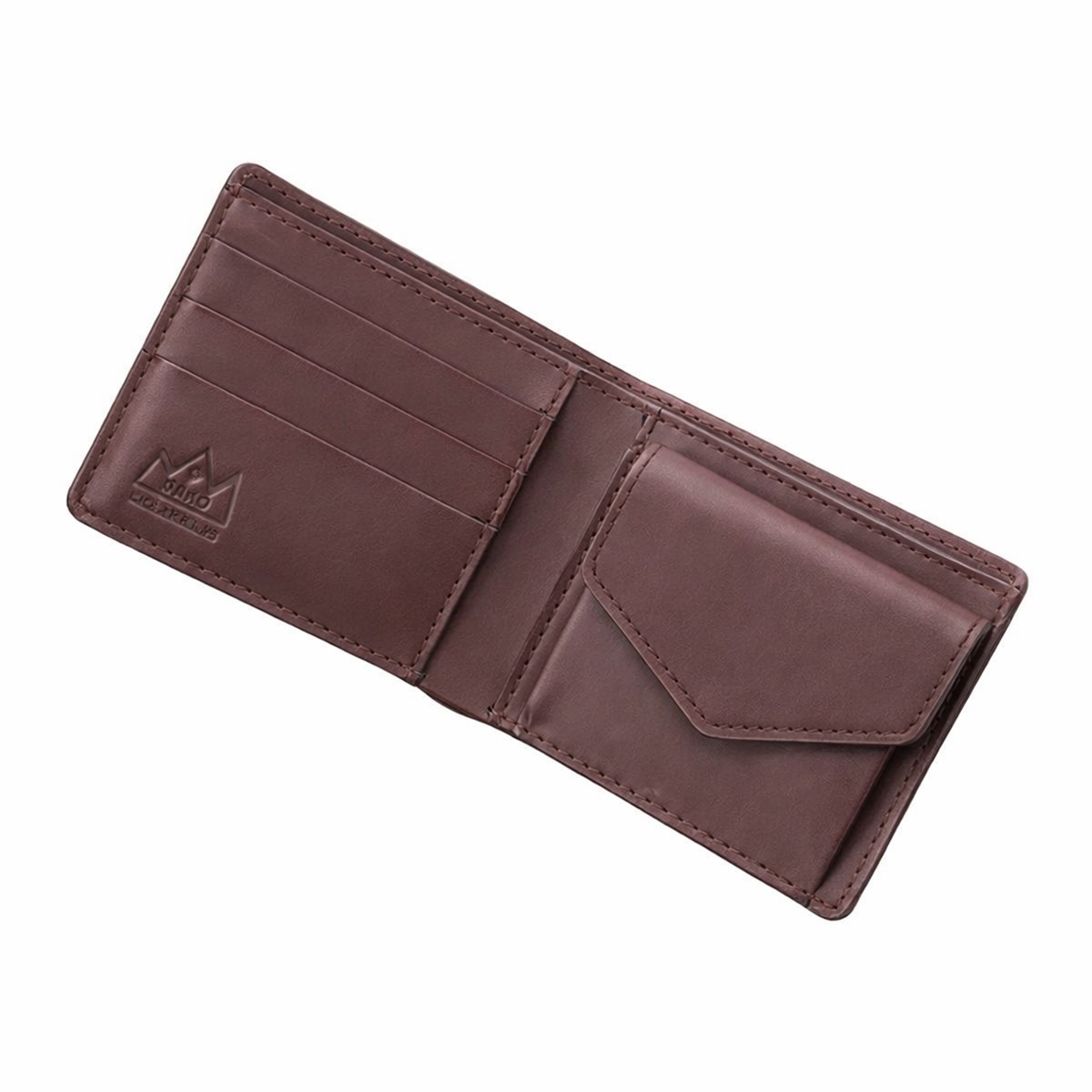 ショートウォレット/革財布 ブラウン サドルレザー