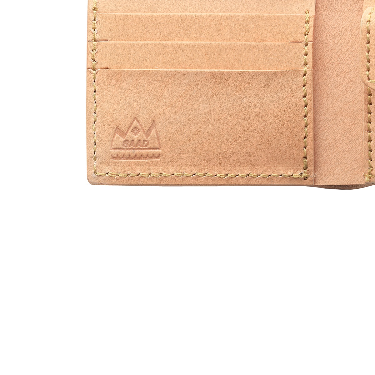 ショートウォレット/革財布 ナチュラル サドルレザー