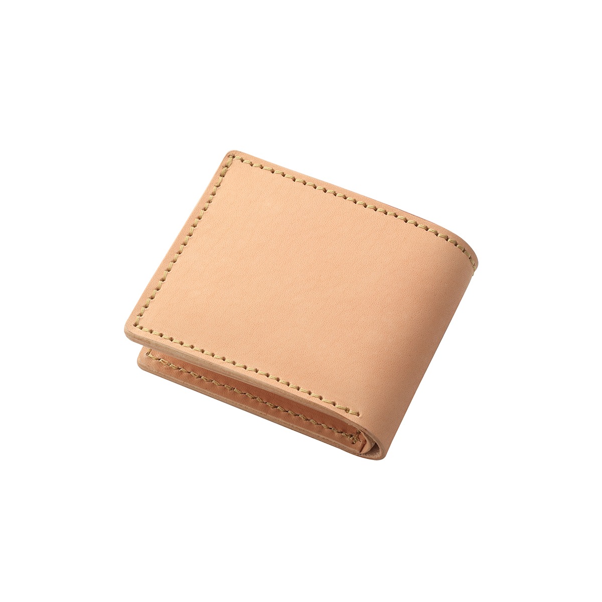 ショートウォレット/革財布 ナチュラル サドルレザー