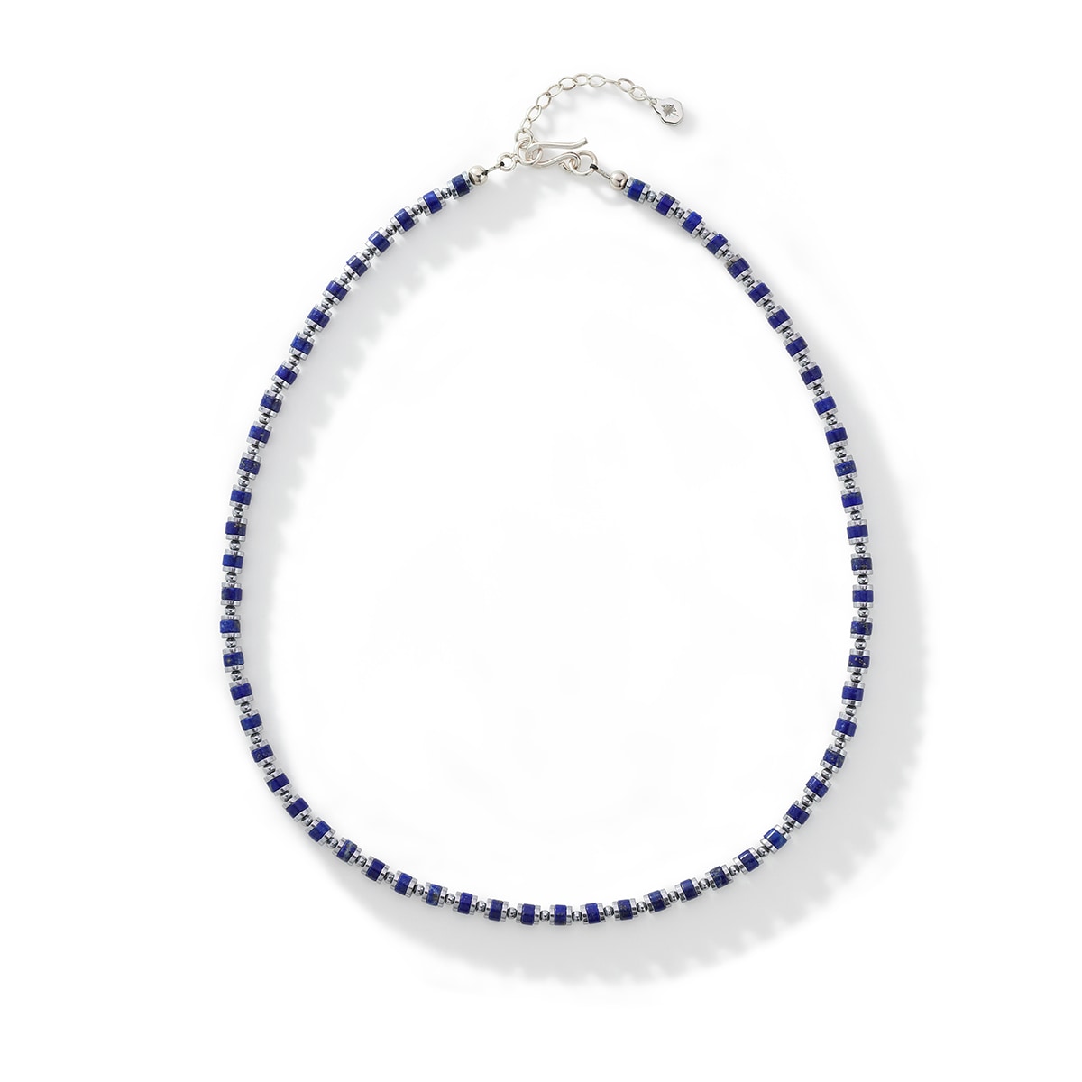 Blue Hour ヒーシー 天然石 ラピスラズリ シルバー925 ネックレス 最大幅約4.2mm