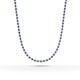 Blue Hour ヒーシー 天然石 ラピスラズリ シルバー925 ネックレス 最大幅約4.2mm