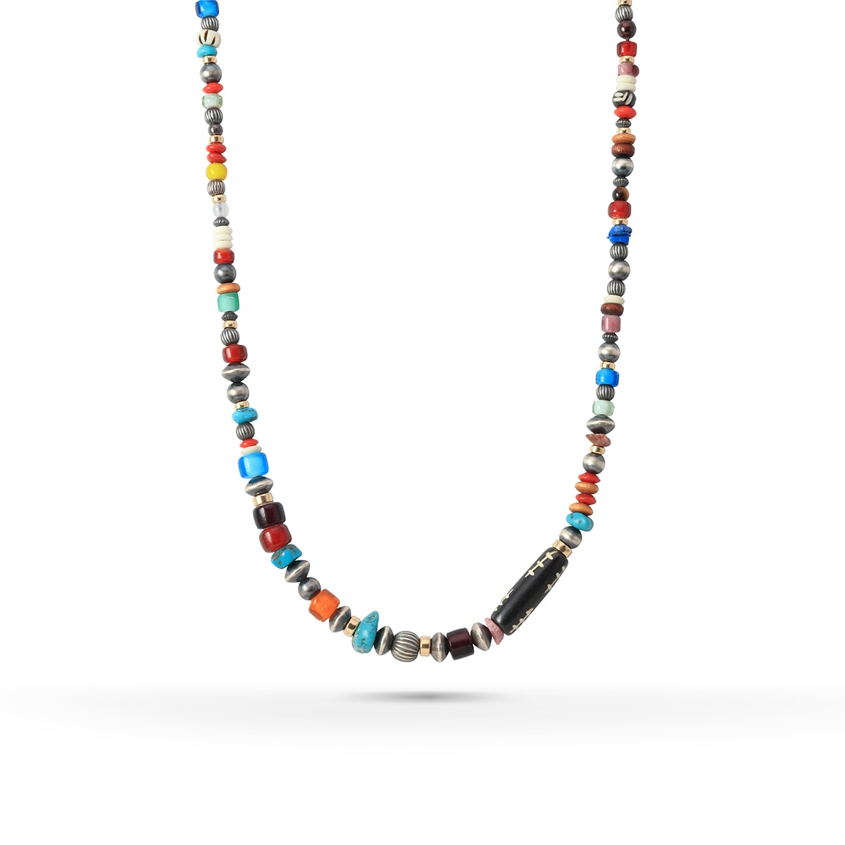 LIBERTY BEADS COLLECTION / ビーズネックレス 幅最大1.1cm
