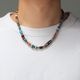 LIBERTY BEADS COLLECTION / ビーズネックレス 幅最大1.1cm 