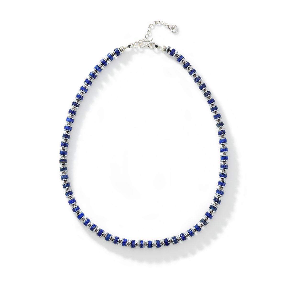 Blue Hour ヒーシー 天然石 ラピスラズリ シルバー925 ネックレス 最大幅約6.2mm