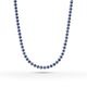 Blue Hour ヒーシー 天然石 ラピスラズリ シルバー925 ネックレス 最大幅約6.2mm