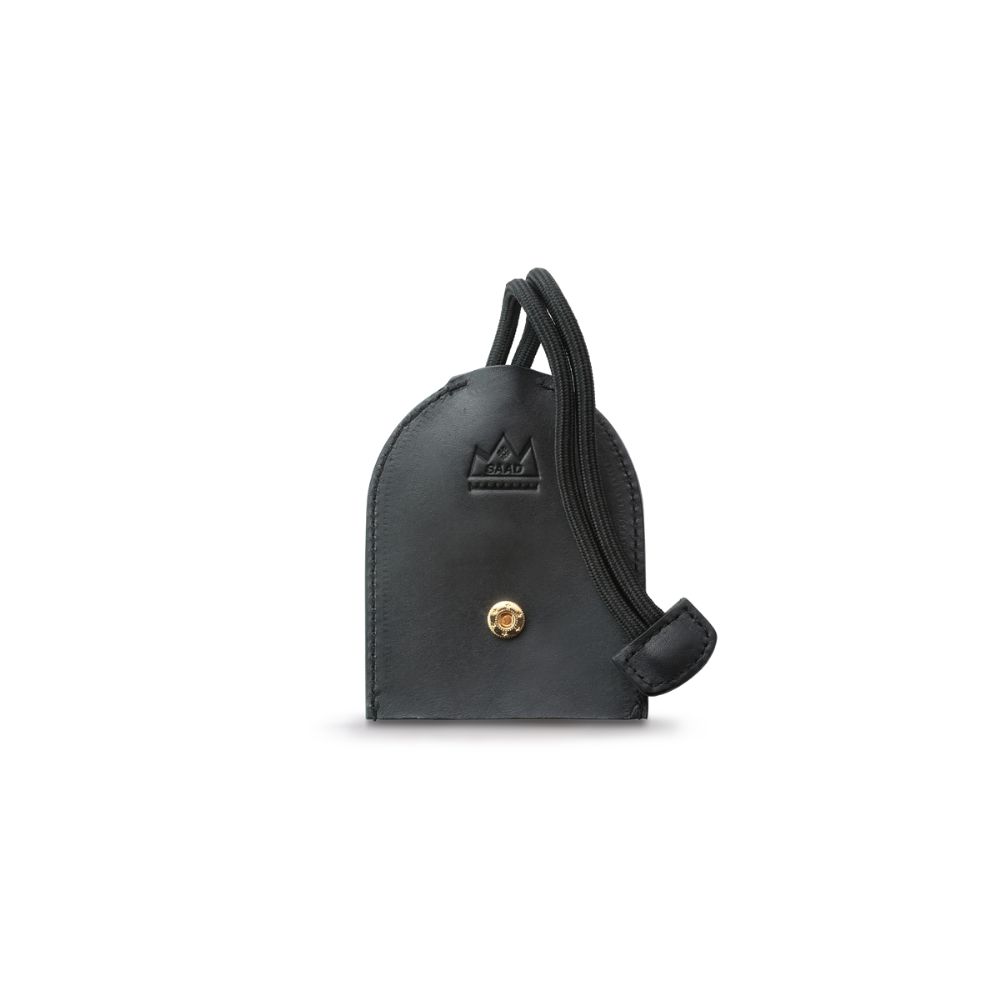 本革レザーキーケース アラベスク エンボス ブラック サドルレザー