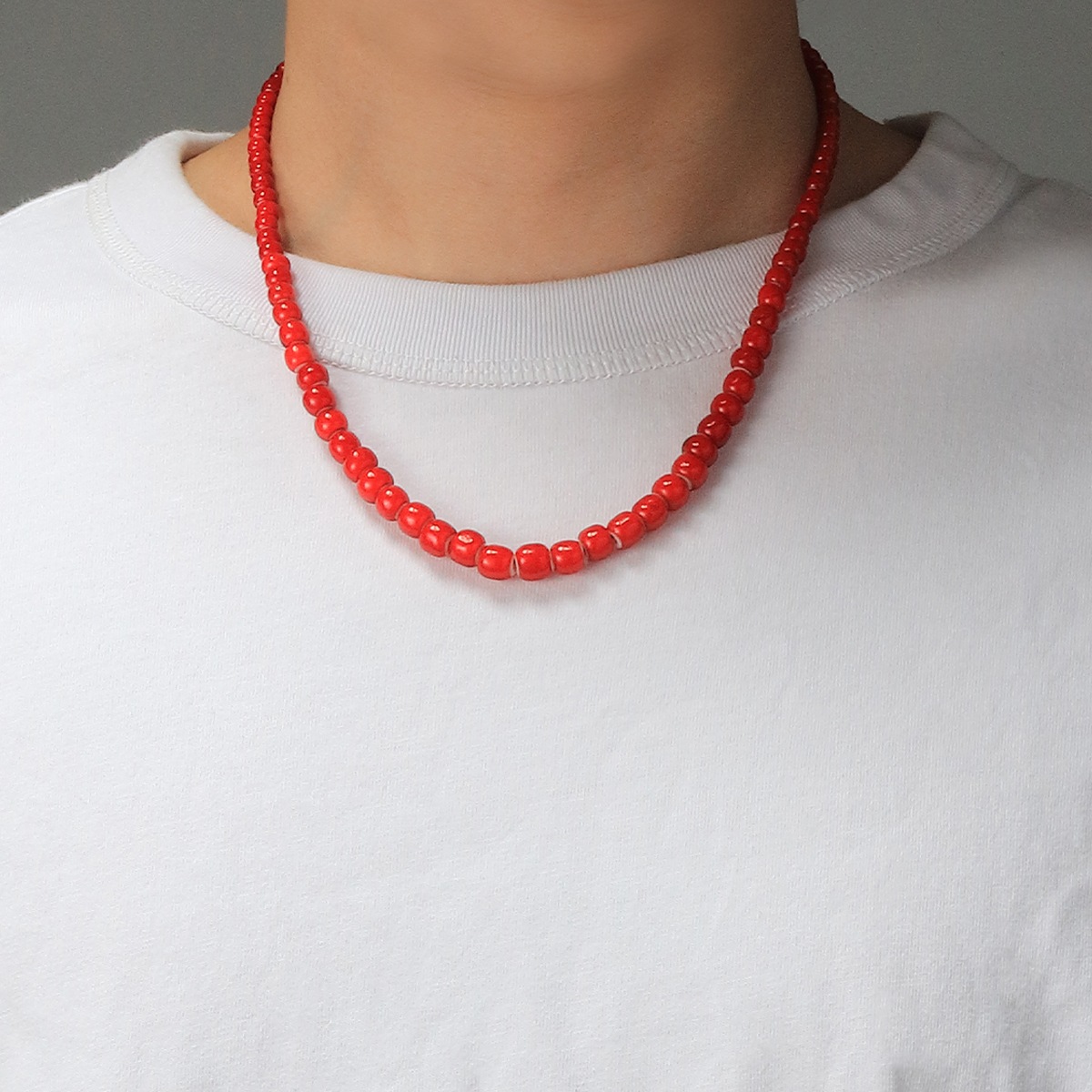 LIBERTY BEADS COLLECTION / ビーズネックレス 幅最大8.3mm