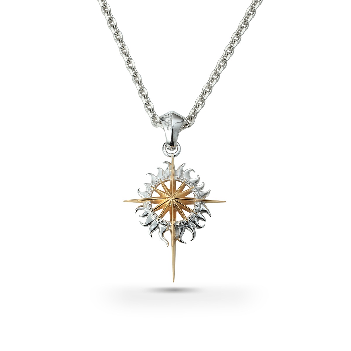 【オンラインストア限定】サンシンボル シルバー925  K24（24金）ゴールドプレート ペンダントトップ