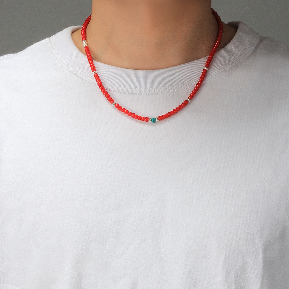 LIBERTY BEADS COLLECTION / ビーズネックレス 幅最大5.6mm