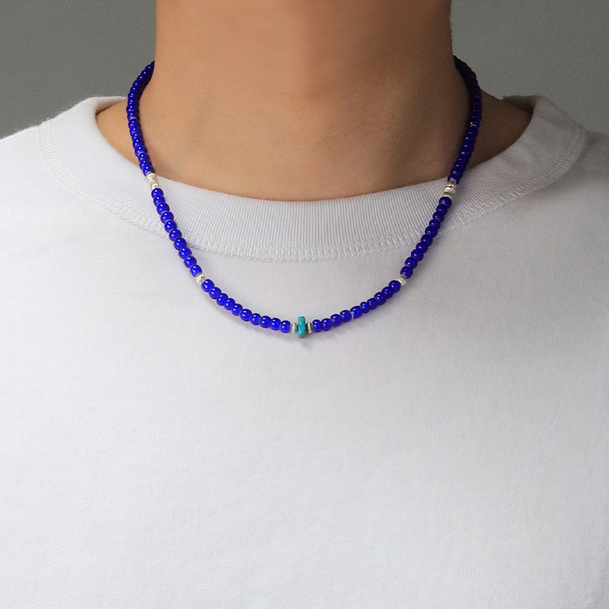 LIBERTY BEADS COLLECTION / ビーズネックレス 幅最大8.8mm 