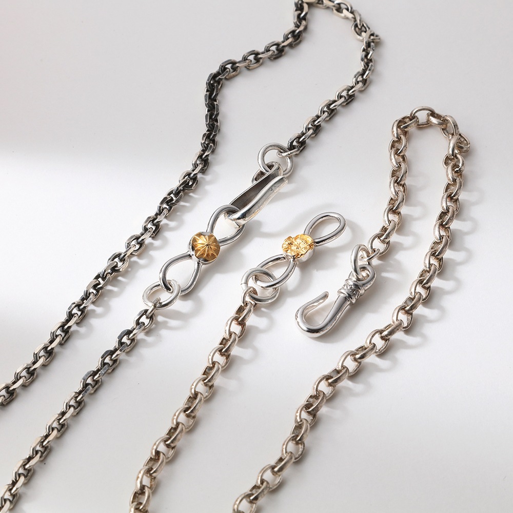 サンシンボル エンドパーツ シルバー925 ネックレスパーツ