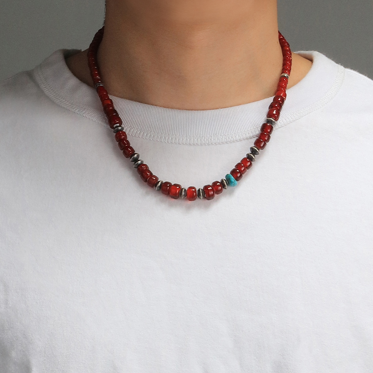 LIBERTY BEADS COLLECTION / ビーズネックレス 幅最大1.0cm 