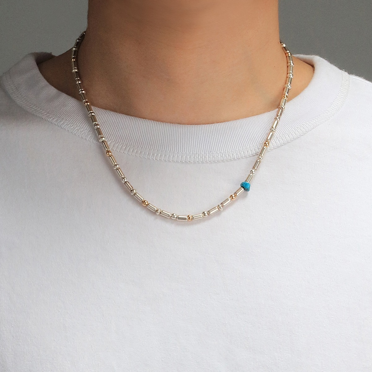 LIBERTY BEADS COLLECTION / ビーズネックレス 幅最大7.5mm