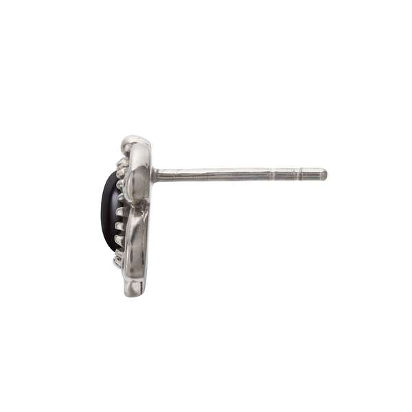 天然石オニキス ストーンピアス