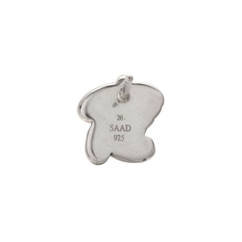 天然石レインボームーンストーン ストーンピアス