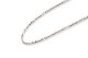 Sana ボックスチェーンネックレス 40㎝～ レディースアクセサリー シルバー925