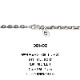 プレーン フェザー(左向き) シルバー925 ブロンズ ペンダントトップ