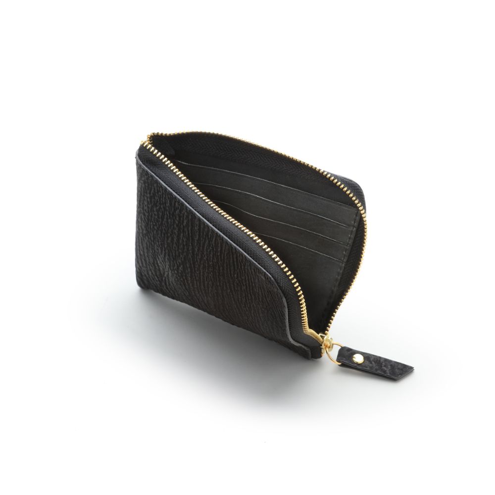 サメ革/シャークレザー ショートウォレット/革財布