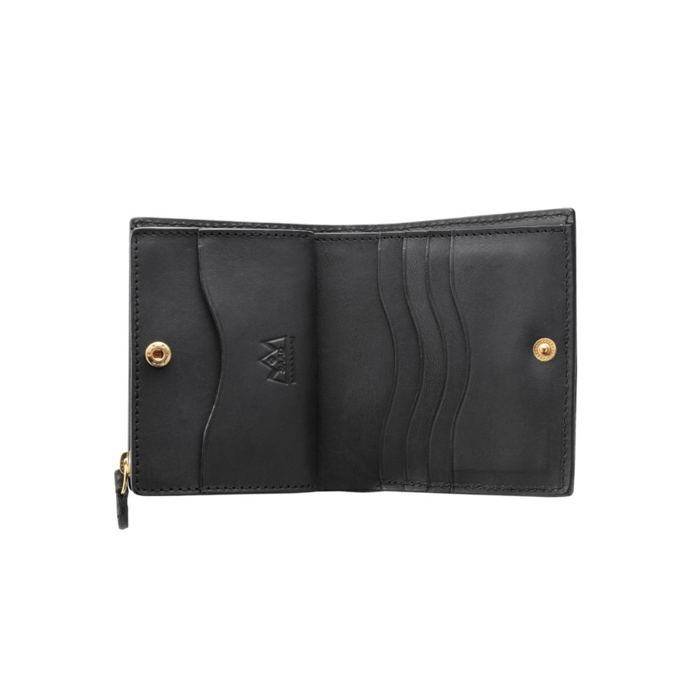 サメ革/シャークレザー コンパクトショートウォレット/革財布