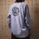 SAAD 24AW アラベスク グラフィック LS/TEE 長袖Tシャツ アッシュグレー