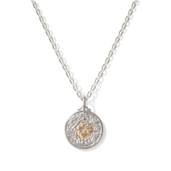 シェリダンカービング シルバー925 K24（24金）ゴールドプレートペンダントトップ