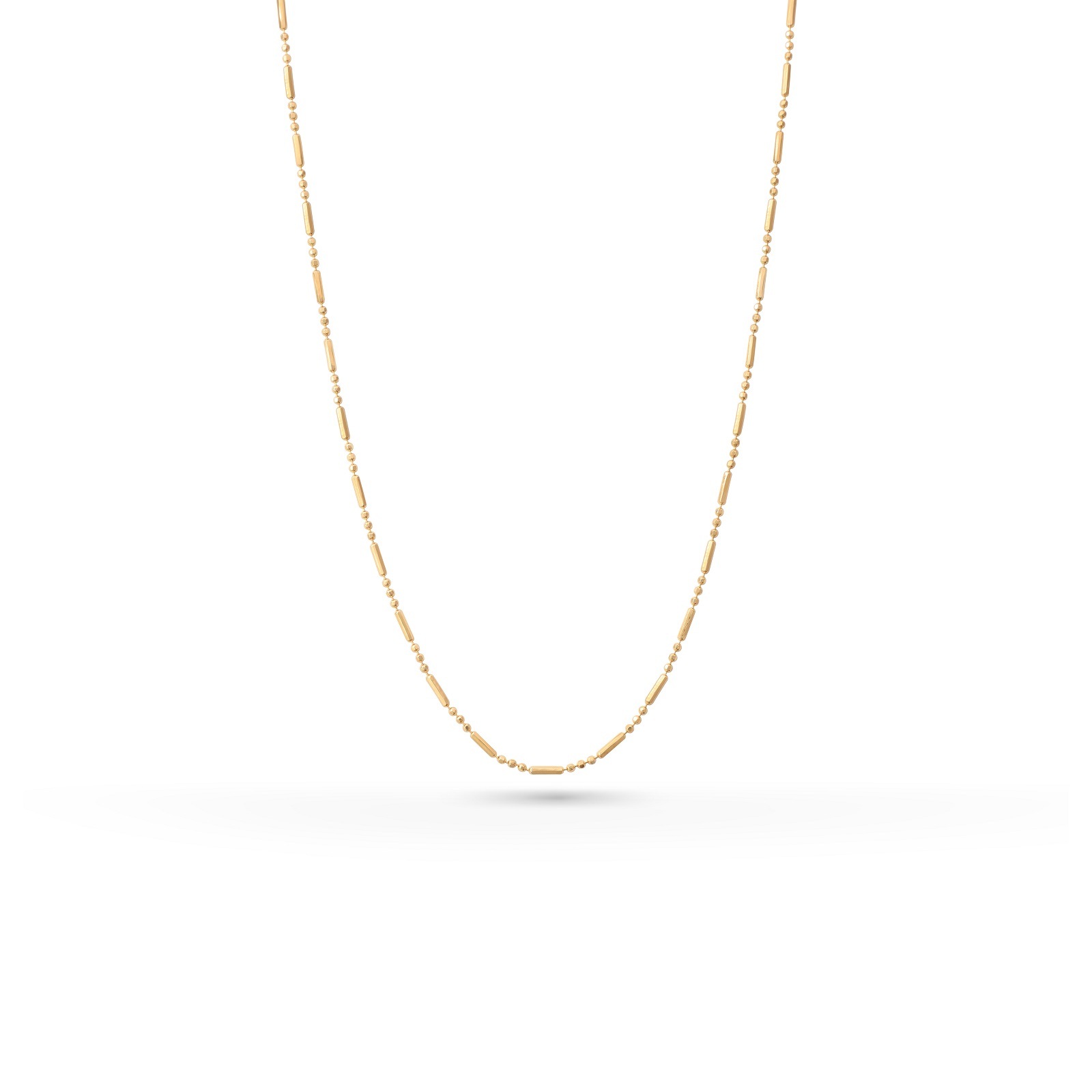 Sana ボールチェーンネックレス 40㎝～ レディースアクセサリー ゴールドプレーティング シルバー925 K18（18金）