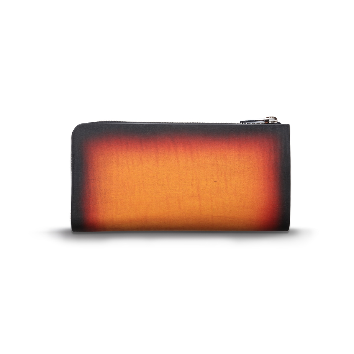 L字ファスナー ロングウォレット/サンニーロ/カーリーメイプル/サドルレザー