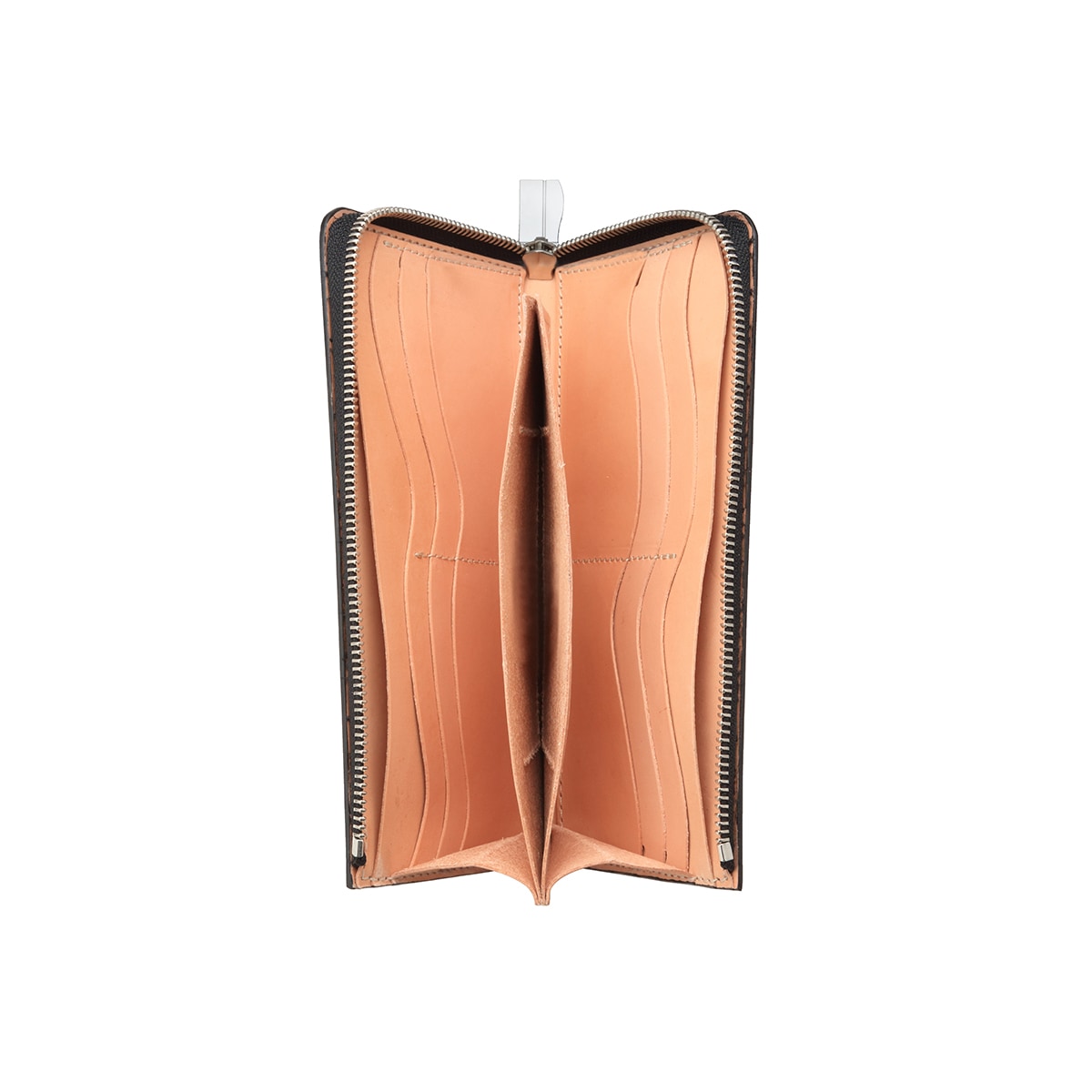 L字ファスナー ロングウォレット/サンニーロ/カーリーメイプル/サドルレザー L字ファスナー ロングウォレット/サンニーロ/カーリーメイプル/サドル