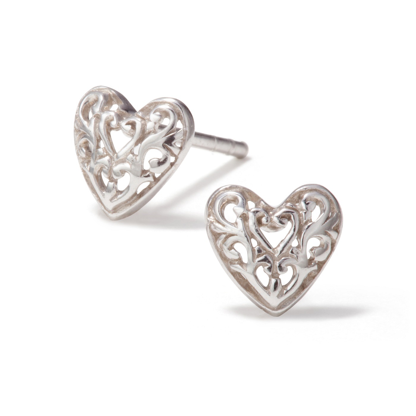 Sana ハートモチーフ アラベスク シルバーピアス レディースアクセサリー シルバー925