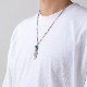 【オンラインストア限定】フェザー(左向き)天然石スリーピングビューティーターコイズ ストーンペンダントトップ
