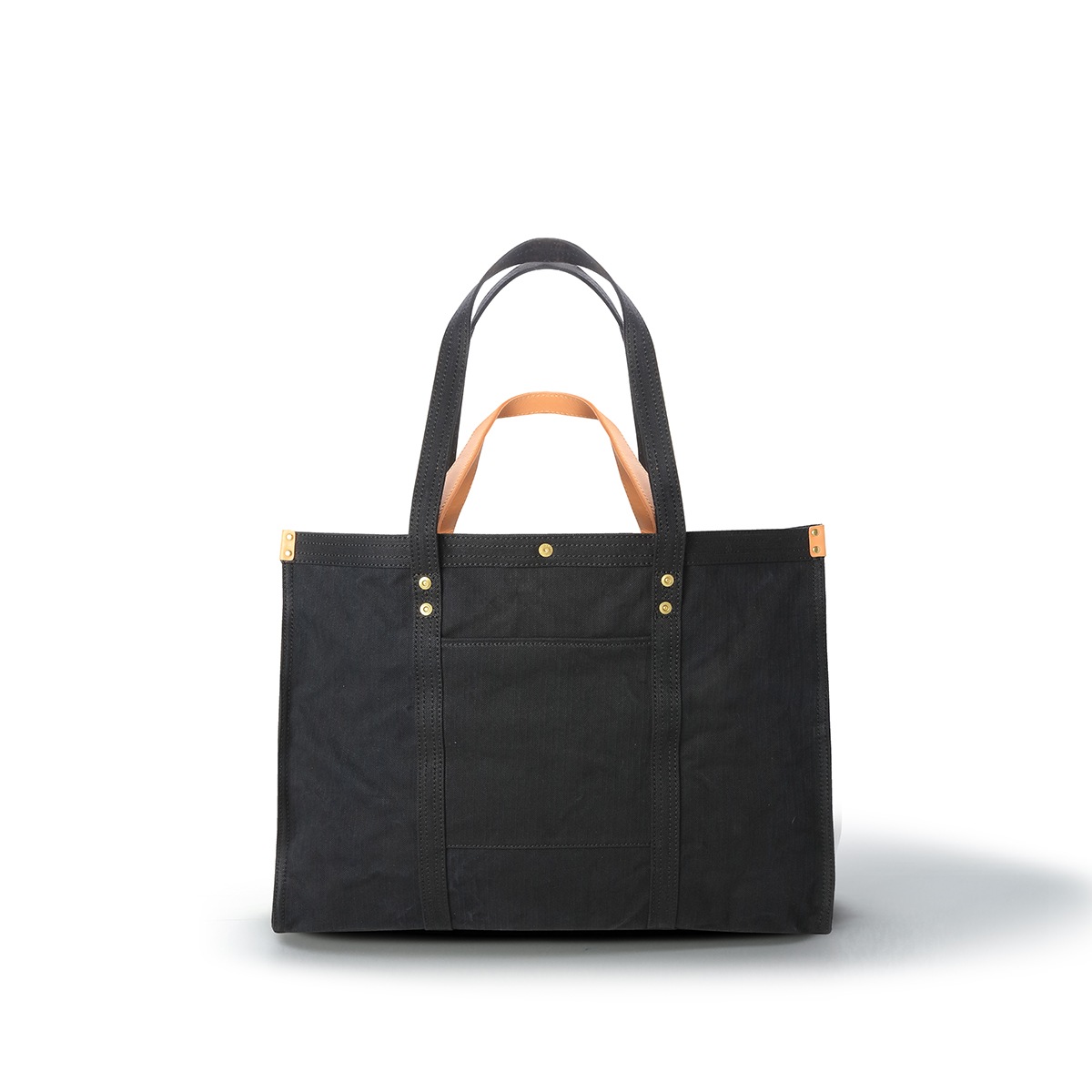 2WAYショルダーバッグ/ブラック/キャンバス/サドルレザー