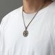 50セント硬貨モチーフ シルバー925ペンダントトップ