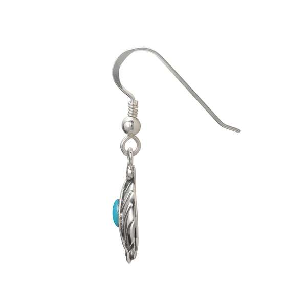 天然石ターコイズ ストーンピアス