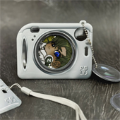 カメラ型 トレカ・フォトホルダー(両面印刷・ストラップセット