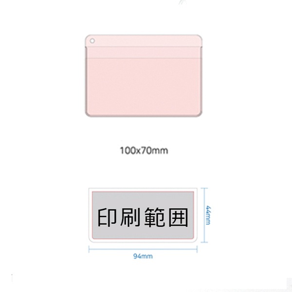 PVCパスケース（横型） オーロラ・ラメ生地（グリッター、ボール