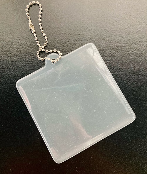 jellyパズルチャーム（ラメ生地、カバー&ボールチェーン付き