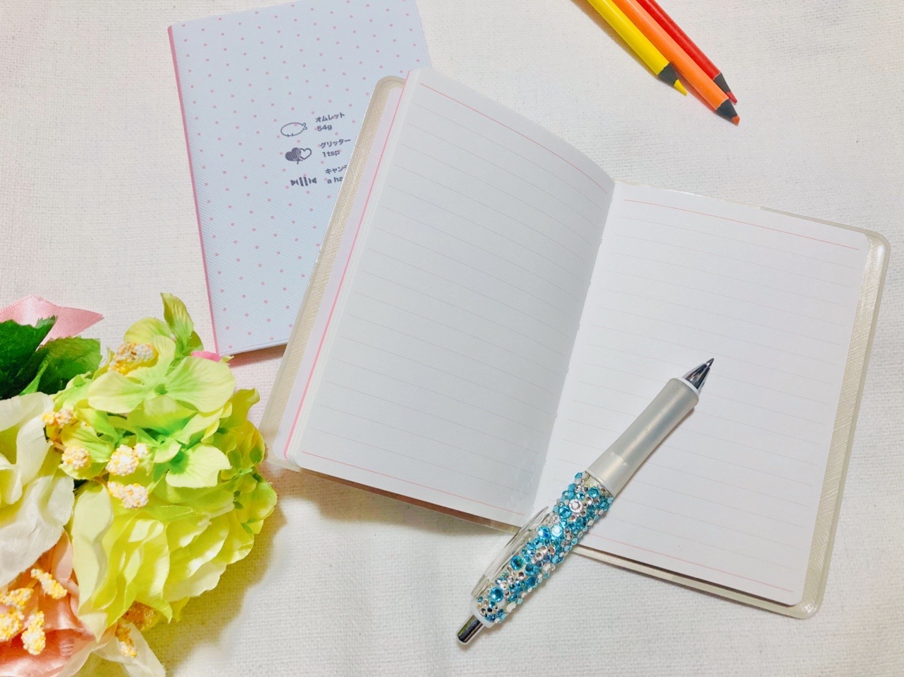 Ds生地 合皮 カバー付きミニノート A6サイズ 文具 同人グッズ制作 Jinny Land ジーニーランド