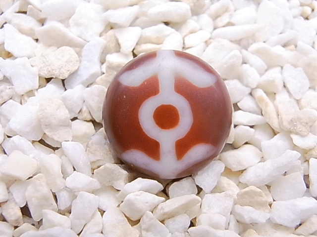 NC00048N 雙貴人板珠 | ヒーリングアイテム,天珠 | 鎌倉聖石 SacredStones