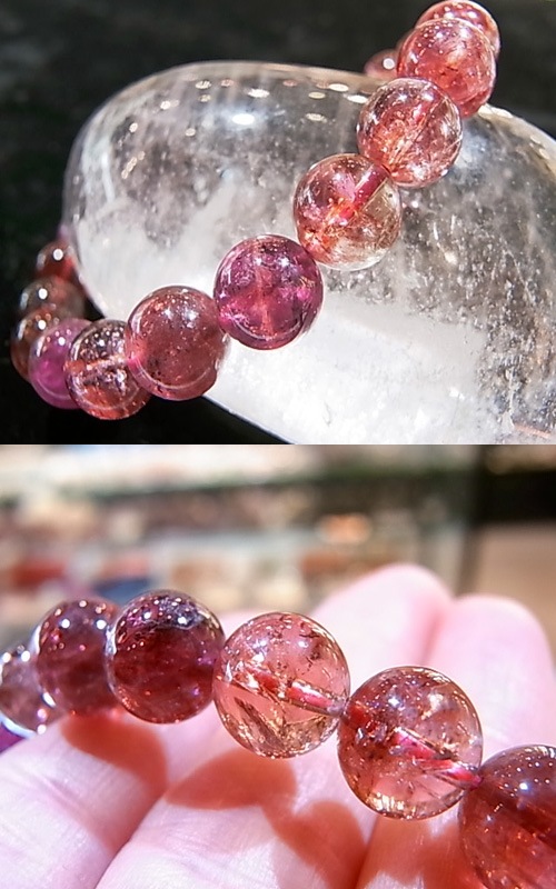 NB00087N 最高級トルマリン 8mm玉ブレスレット | アクセサリー