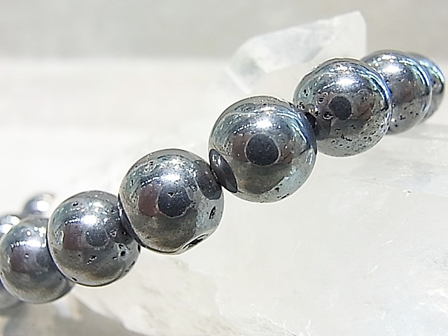 BM0248F テラヘルツ 10mm玉ブレスレット | アクセサリー,ブレスレット