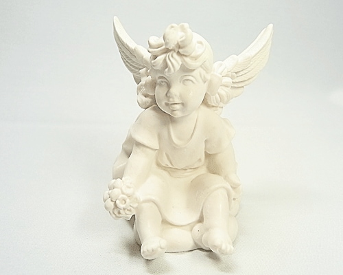 CB00318 アラバスター 天使像 （Innocent smile ） | インテリア