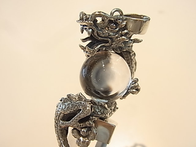 レムリア水晶 シルバー925ペンダントヘッド天使【GEO DESIGN】鎌倉聖石 PK00257F レムリア水晶(ドラゴン) シルバーペンダントヘッド