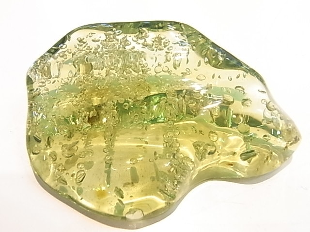 CA0005F 天然グリーンアンバー（琥珀）ポリッシュ | 新着商品 | 鎌倉