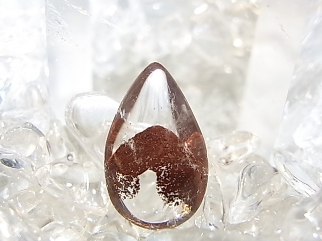 GA00053K レッドファントムクォーツ しずく型（ミニサイズ）ブラジル産